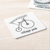 Village Pub Kartonnen Onderzetters (Schuin)