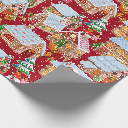 Village (red.) cadeaupapier (Hoek)