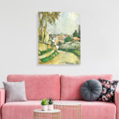 Village Road, 1879-82 (olie op canvas) Canvas Afdruk (Insitu (Woonkamer))