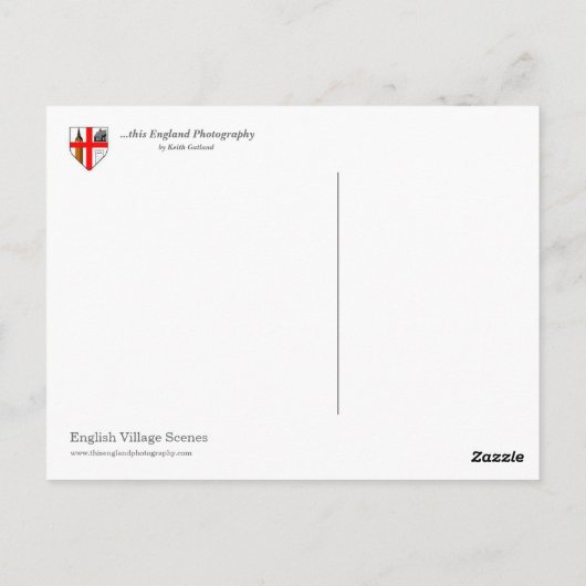 Village Scenes Briefkaart (Achterkant)