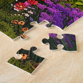 Village spring illustratie legpuzzel (Zijkant)