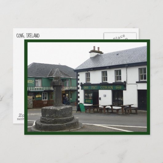 Village Square (Quiet Man) Briefkaart (Voorkant / Achterkant)