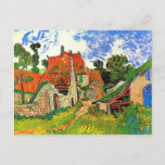 Village Street Auvers Van Gogh Fine Art Briefkaart<br><div class="desc">Dorpsstraat in Auvers, Vincent van Gogh, Auvers-sur-Oise, mei 1890. Olieverf op doek, 73 x 92 cm. Kunstmuseum van Helsinki. F 802, JH 2001 Vincent Willem van Gogh (Amsterdam, 30 maart 1853 - aldaar, 29 juli 1890) was een Nederlands kunstschilder. Sommige van zijn schilderijen behoren nu tot 's werelds bekendste, populairste...</div>