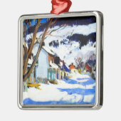 Village Street, Bair-Saint Paul Metalen Ornament (Links)
