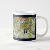 Village Street en Stairs in Auvers met Figures Grote Koffiekop (Rechts)