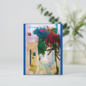Village Street, Griekenland Briefkaart (Staand voorkant)