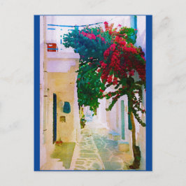 Village Street, Griekenland Briefkaart