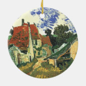 Village Street in Auvers, door Vincent van Gogh Keramisch Ornament (Achterkant)