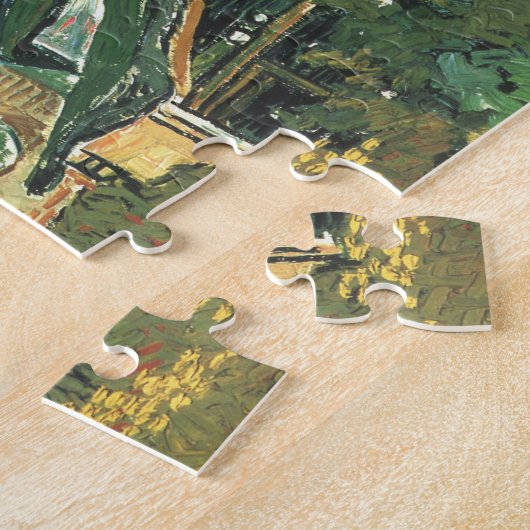 Village Street in Auvers, door Vincent van Gogh Legpuzzel (Zijkant)