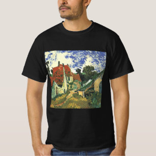 Village Street in Auvers, door Vincent van Gogh T-shirt