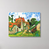Village Street in Auvers, Vincent van Gogh Canvas Afdruk (Voorkant)