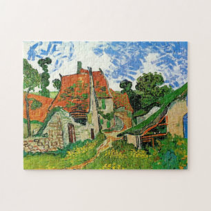 Village Street in Auvers, Vincent van Gogh Legpuzzel