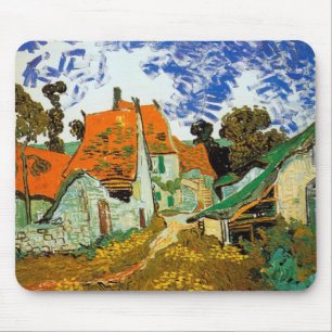 Village street in Auvers, Vincent van Gogh Muismat