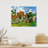 Village Street in Auvers Vincent Van Gogh Poster (Keuken)