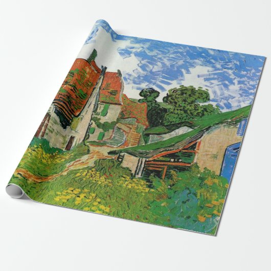 Village Street, van Vincent van Gogh Cadeaupapier (Uitgerold)