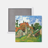Village Street, van Vincent van Gogh Magneet (Voorkant / Achterkant)