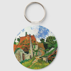 Village Street, van Vincent van Gogh Sleutelhanger