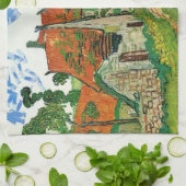 Village Street, van Vincent van Gogh Theedoek (Gevouwen)