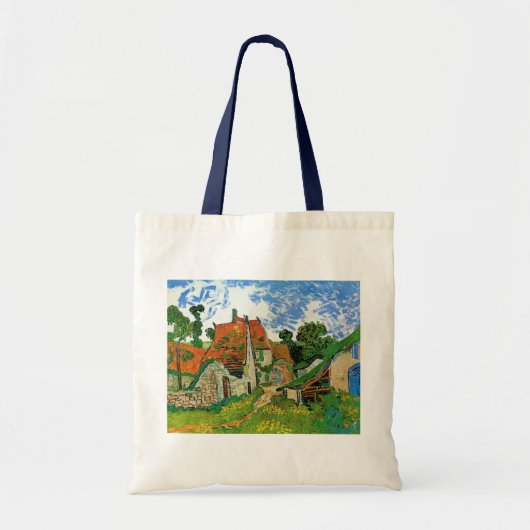 Village Street, van Vincent van Gogh Tote Bag (Voorkant)
