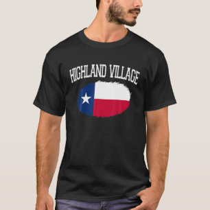 VILLAGE TX TEXAS Flag USA Sports T-shirt