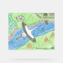 Village Vibes Acryl Bord