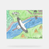 Village Vibes Acryl Bord (Voorkant)