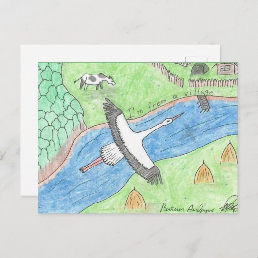 Village Vibes Briefkaart (Voorkant / Achterkant)