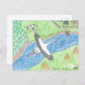 Village Vibes Feestdagenkaart (Voorkant / Achterkant)