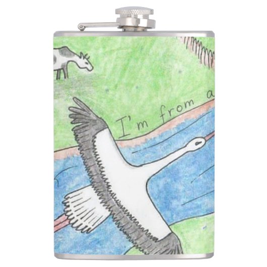 Village Vibes Heupfles (Voorkant)