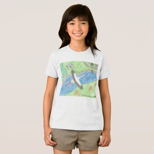 Village Vibes Tri-Blend Shirt (Voorkant volledig)