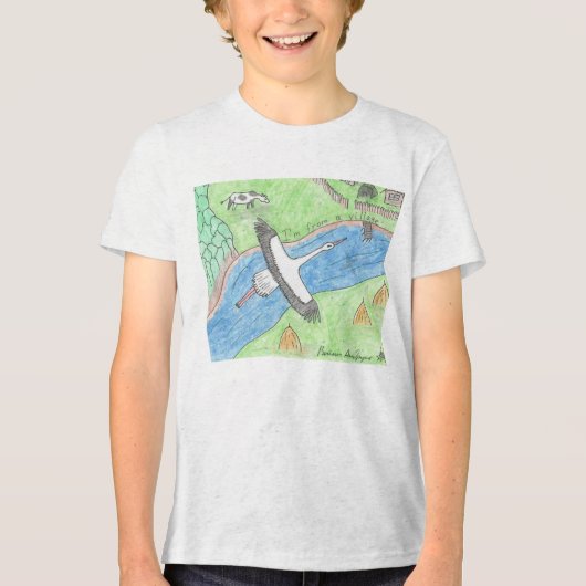 Village Vibes Tri-Blend Shirt (Voorkant)