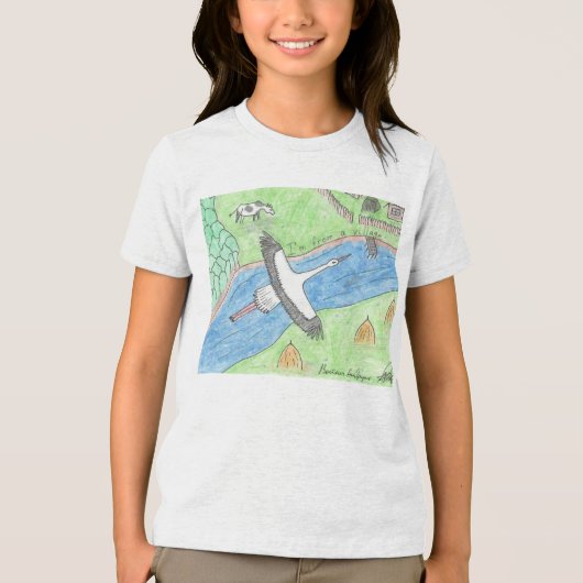 Village Vibes Tri-Blend Shirt (Voorkant)