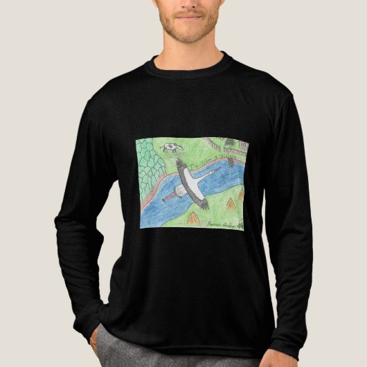Village Vibes Tri-Blend Shirt (Voorkant volledig)