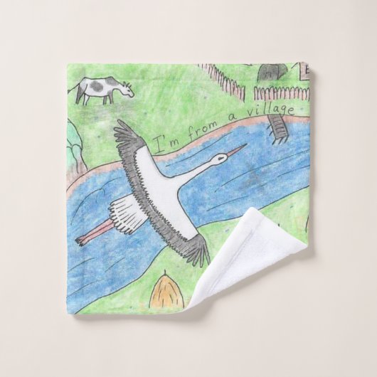 Village Vibes Washandje (Wasdoekje)