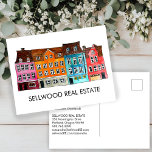 Village Waterverf Makelaar Leasin Briefkaart<br><div class="desc">Show uw stijl met deze hand geschilderde schattige huizen ontwerp op de voorkant van het marketing briefkaart. Perfect voor makelaars en makelaars, kredietverstrekkers, hypotheekmakelaars, verhuizers, vakantiewoningen, vastgoedbeheerders, interieurontwerpers, leasingagenten, kortetermijnverhuurmanagers, home staging en anderen op dit gebied. Voeg je eigen tekst toe aan de voor- en achterkant om deze te laten...</div>
