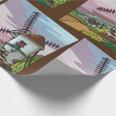 Village Windmill Cadeaupapier (Hoek)