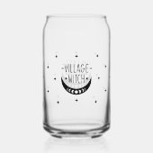 Village Witch Glass Wrap Occult Drinkware Blikvorm Glas (Voorkant)