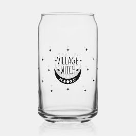 Village Witch Glass Wrap Occult Drinkware Blikvorm Glas