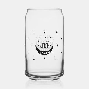 Village Witch Glass Wrap Occult Drinkware Blikvorm Glas