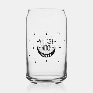 Village Witch Glass Wrap Occult Drinkware Blikvorm Glas