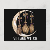Village Witch Gothic Occult Wicca Pagan Natuur Briefkaart (Voorkant)