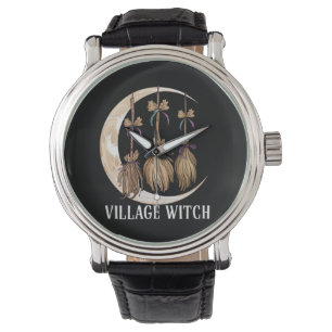 Village Witch Gothic Occult Wicca Pagan Natuur Horloge