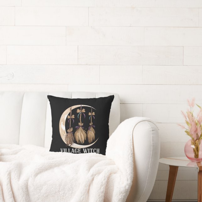 Village Witch Gothic Occult Wicca Pagan Natuur Kussen (Bank)