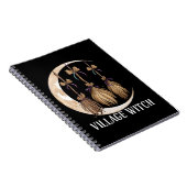 Village Witch Gothic Occult Wicca Pagan Natuur Notitieboek (Rechterzijde)