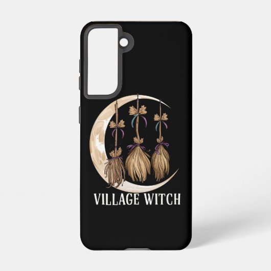 Village Witch Gothic Occult Wicca Pagan Natuur Samsung Galaxy Hoesje (Achterkant)