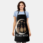 Village Witch Gothic Occult Wicca Pagan Natuur Schort (Gedragen)