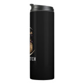 Village Witch Gothic Occult Wicca Pagan Natuur Thermosbeker (Geroteerd rechts)