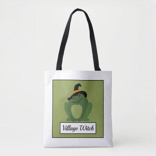 Village Witch, Toad Tote Bag (Voorkant)