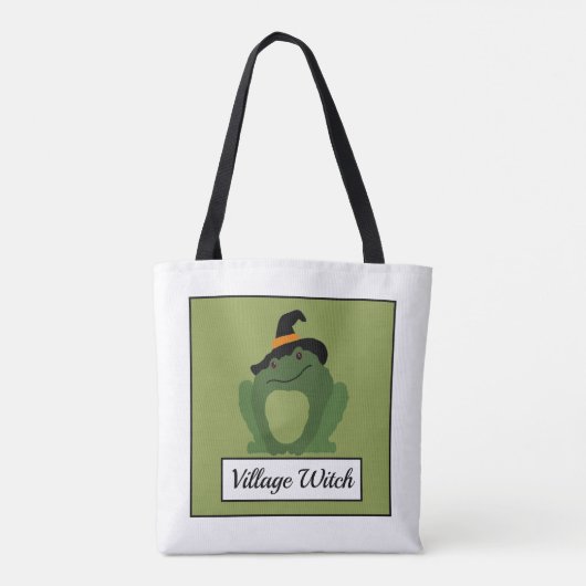 Village Witch, Toad Tote Bag (Achterkant)