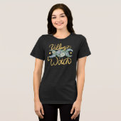 Village Witch Triple Moon Godin Symbool Tri-Blend Shirt (Voorkant volledig)